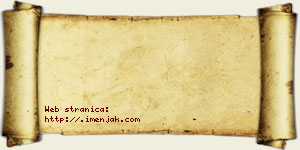 Flora Jazački vizit kartica